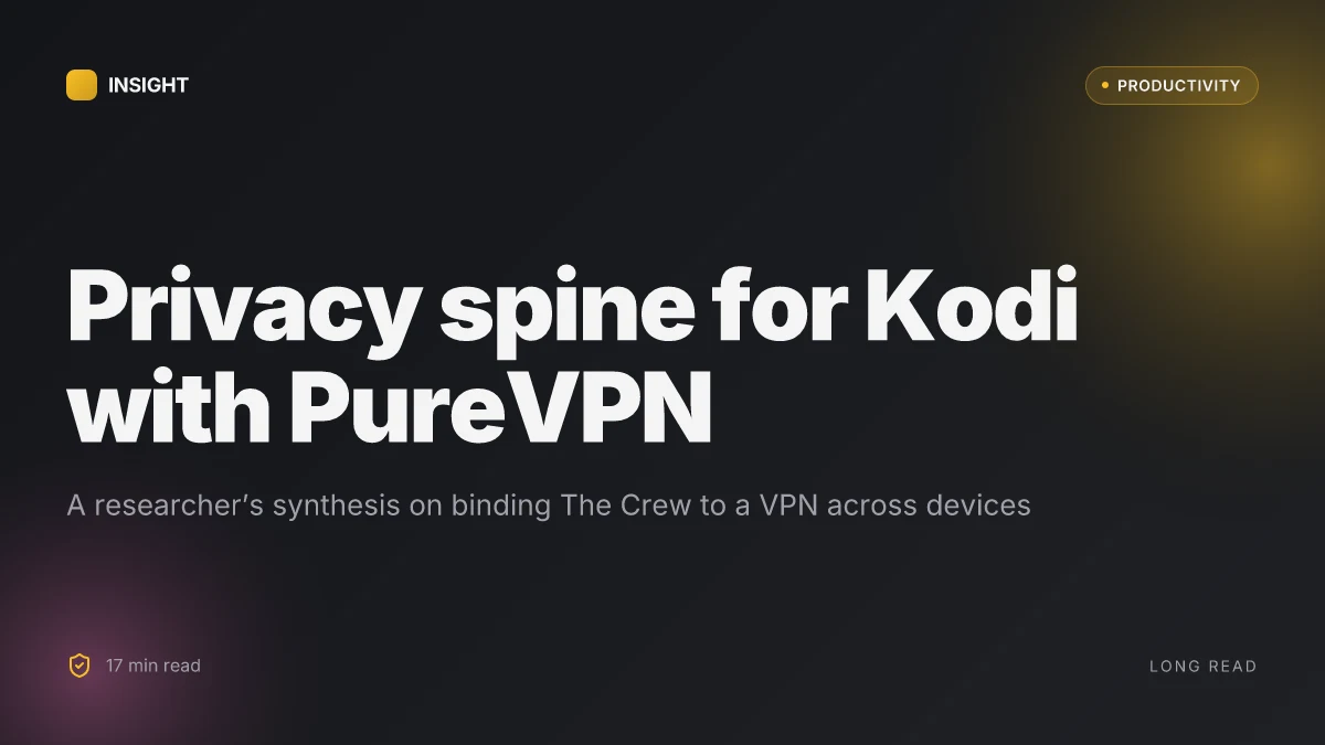 How to install the crew on kodi with purevpn for enhanced privacy