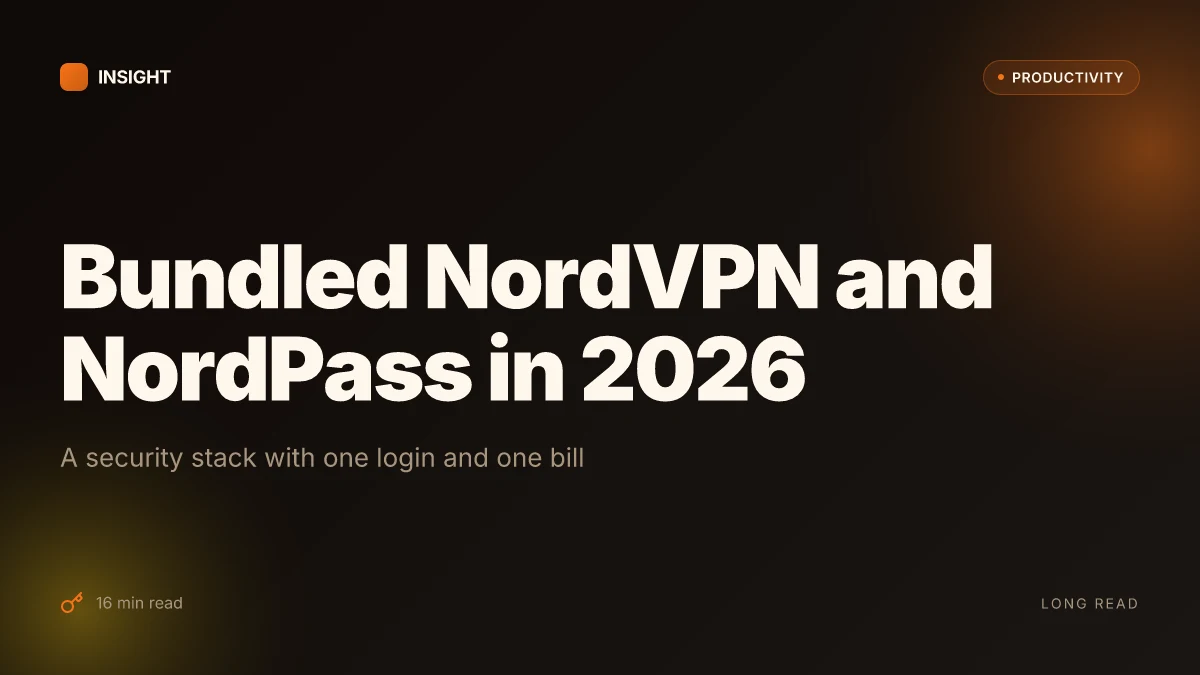 Is NordPass included with NordVPN in 2026: bundled access, features, pricing, and setup