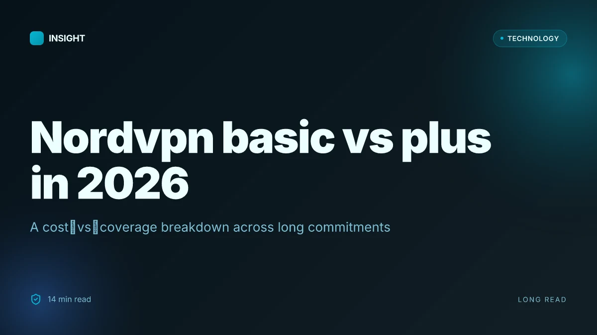 Nordvpn basic vs plus: which plan is actually worth your money in 2026